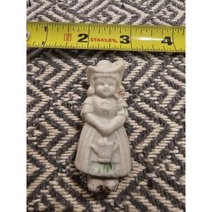 Vintage Frozen Charlotte Doll Bisque Made In Japan Girl Garden